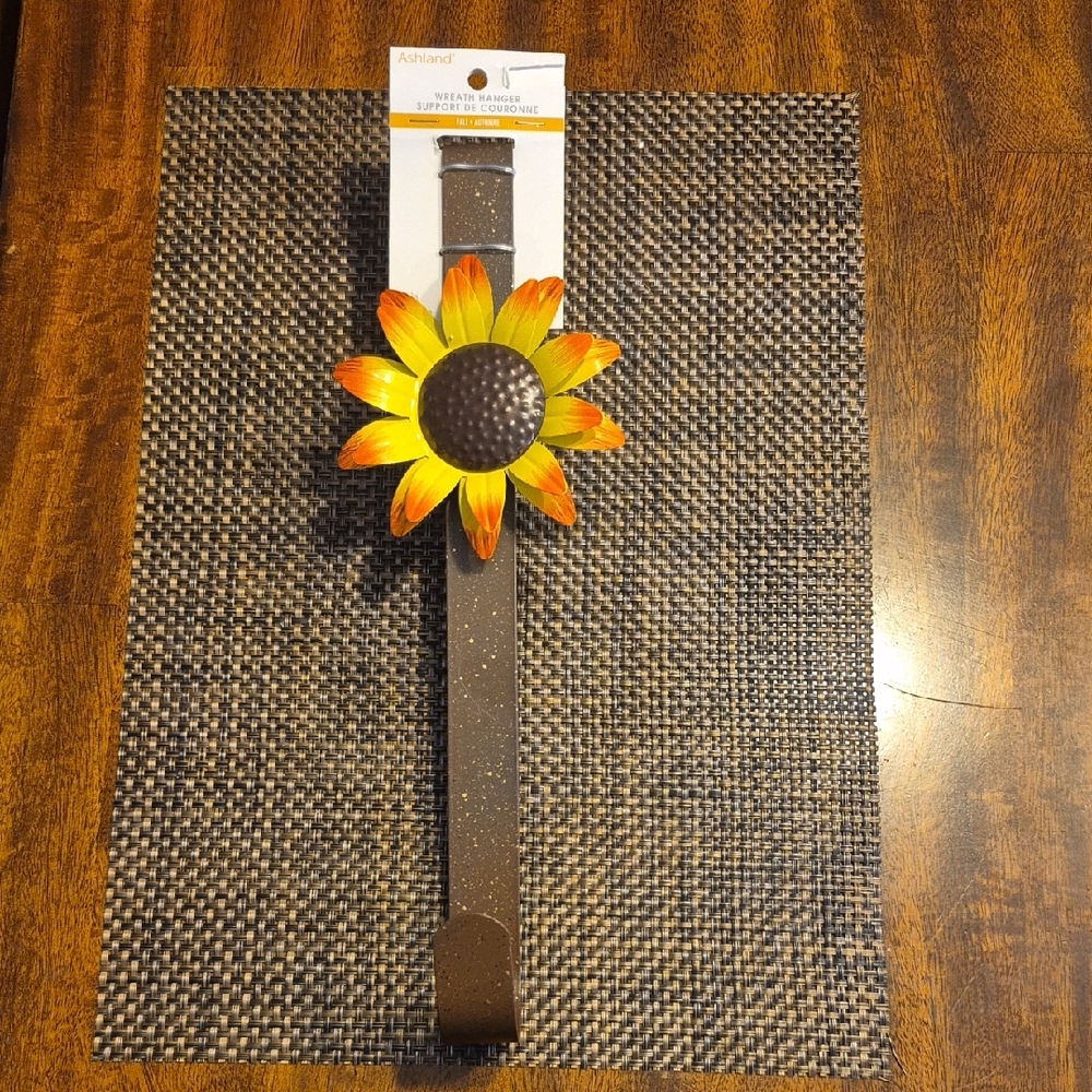 Ashland Sunflower Door Accent - Yellow and Brown